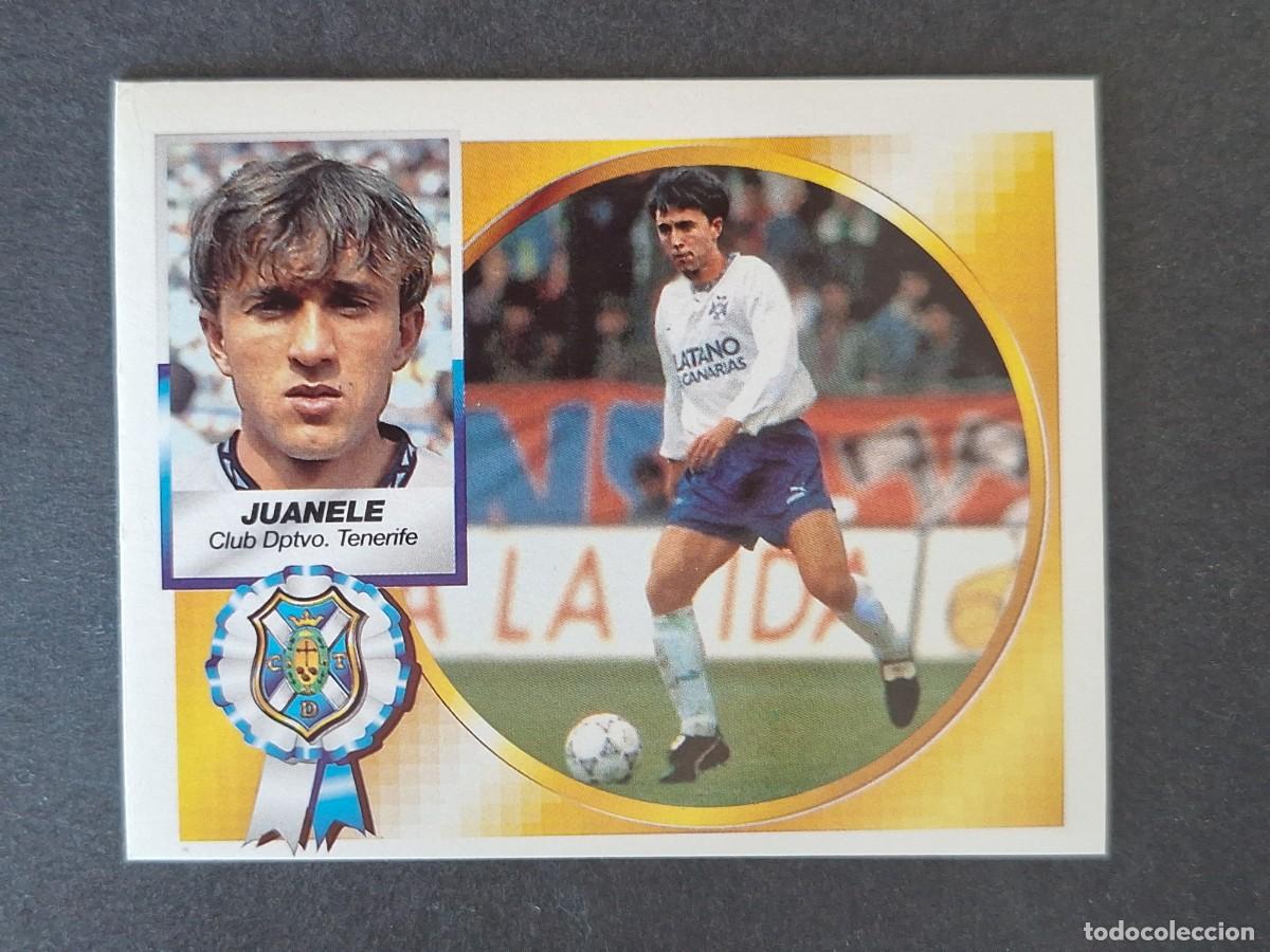 Cromos de f&uacute;tbol: L4 JUANELE C. D. TENERIFE LIGA ESTE 1994 1995 94 95 SIN PEGAR NUNCA PEGADO