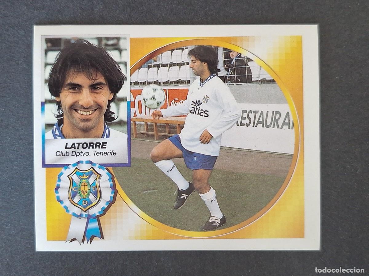 Cromos de f&uacute;tbol: L4 LATORRE C. D. TENERIFE LIGA ESTE 1994 1995 94 95 SIN PEGAR NUNCA PEGADO