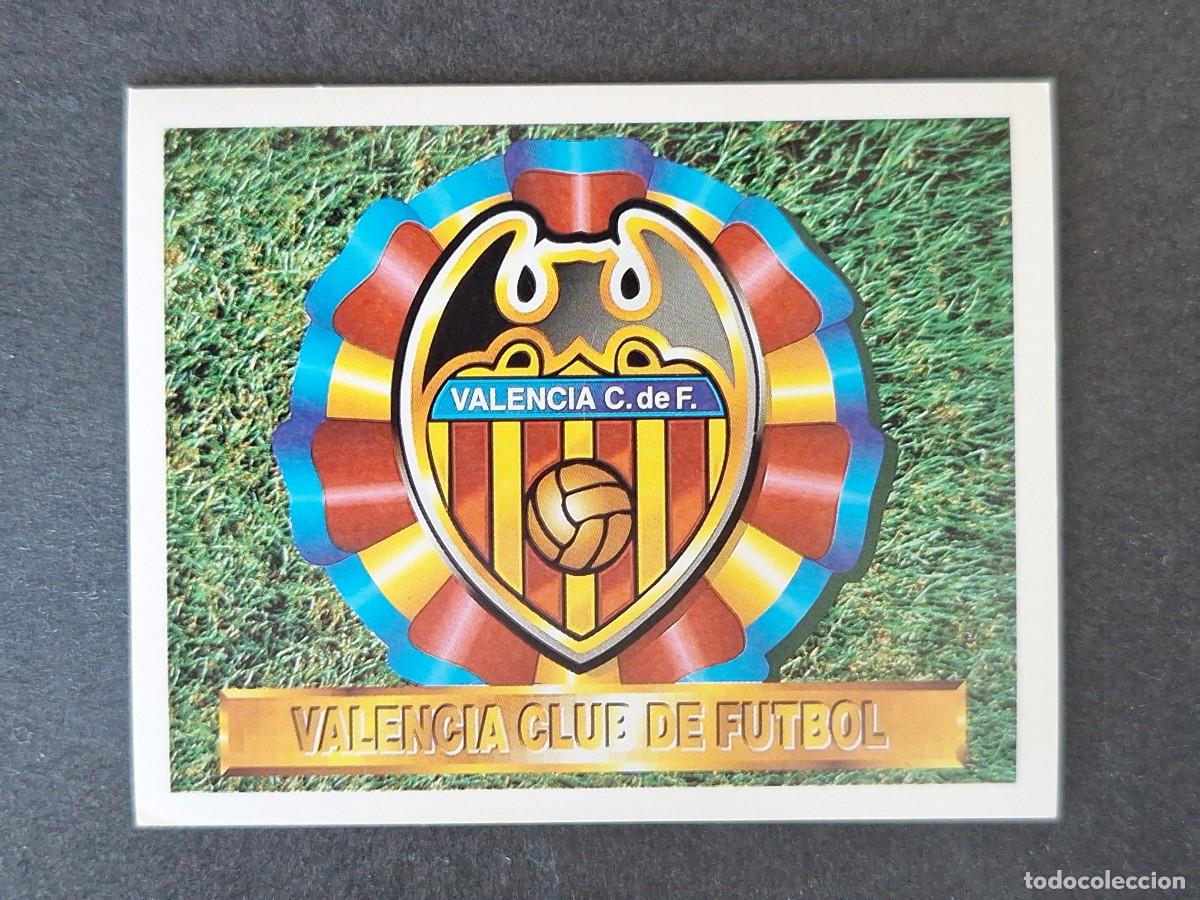 Cromos de f&uacute;tbol: L4 ESCUDO VALENCIA C. F. LIGA ESTE 1994 1995 94 95 SIN PEGAR NUNCA PEGADO