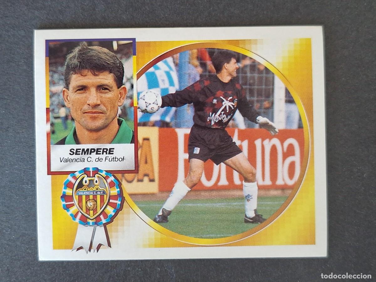 Cromos de f&uacute;tbol: L4 SEMPERE VALENCIA C. F. LIGA ESTE 1994 1995 94 95 SIN PEGAR NUNCA PEGADO