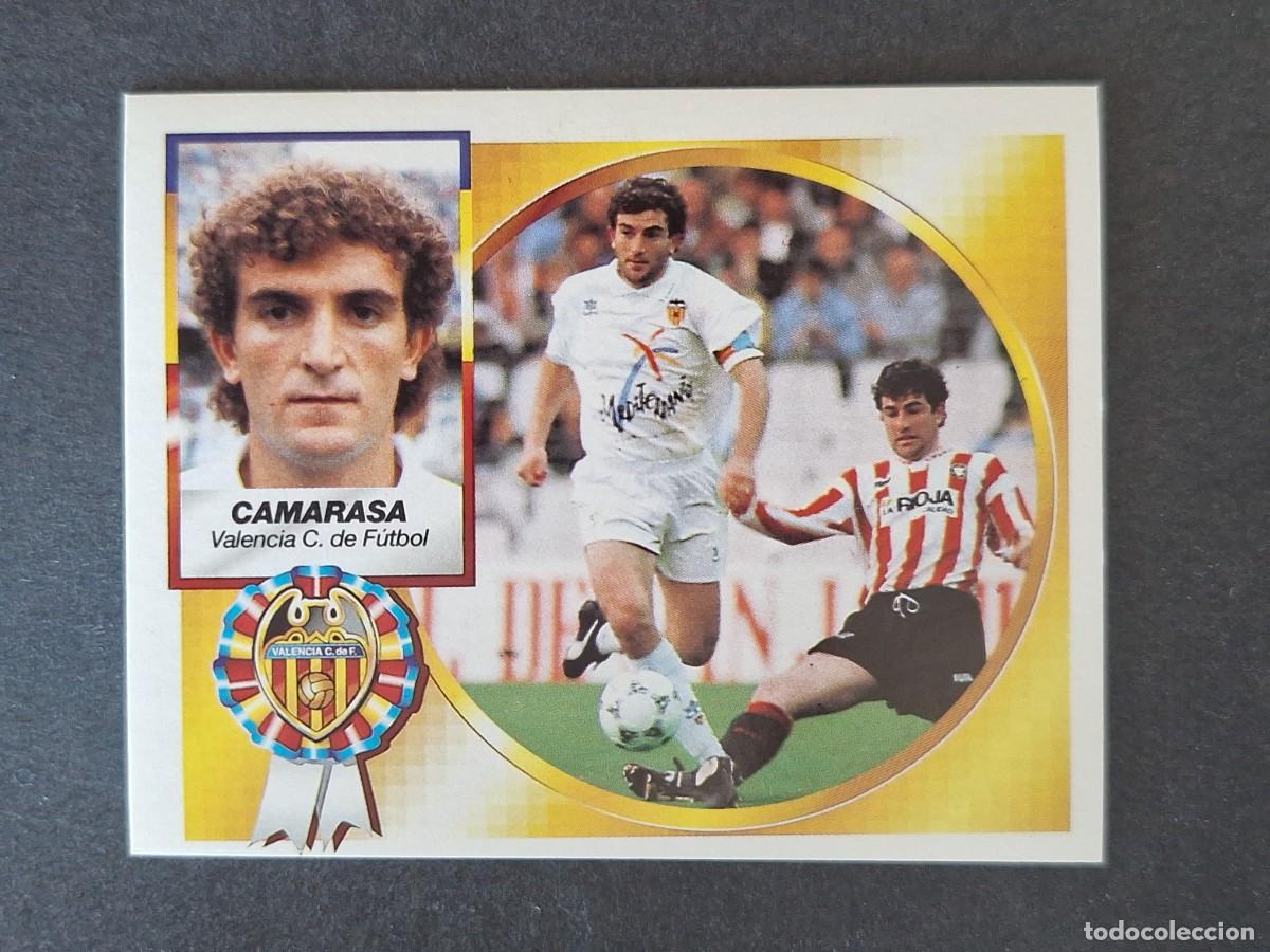 Cromos de f&uacute;tbol: L4 CAMARASA VALENCIA C. F. LIGA ESTE 1994 1995 94 95 SIN PEGAR NUNCA PEGADO