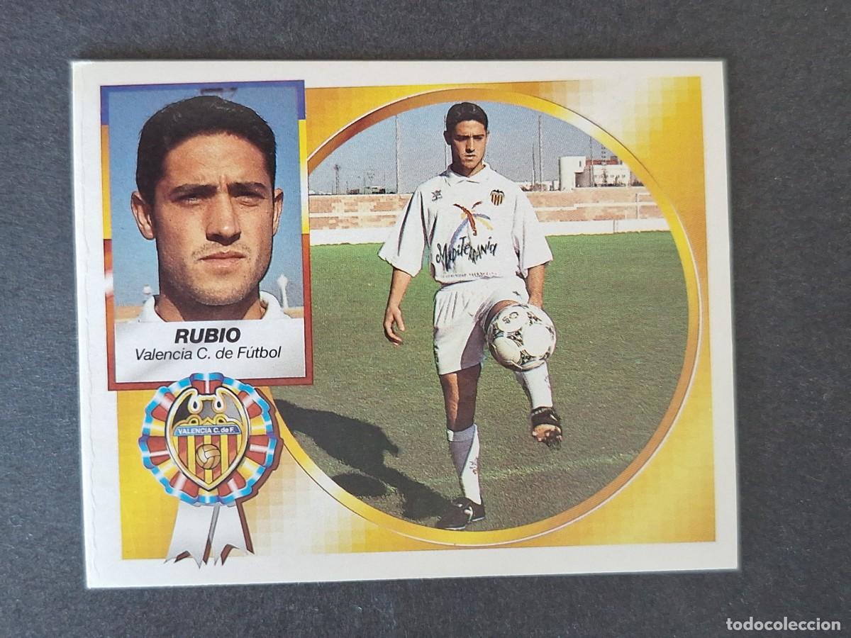 Cromos de f&uacute;tbol: L4 RUBIO VALENCIA C. F. LIGA ESTE 1994 1995 94 95 SIN PEGAR NUNCA PEGADO