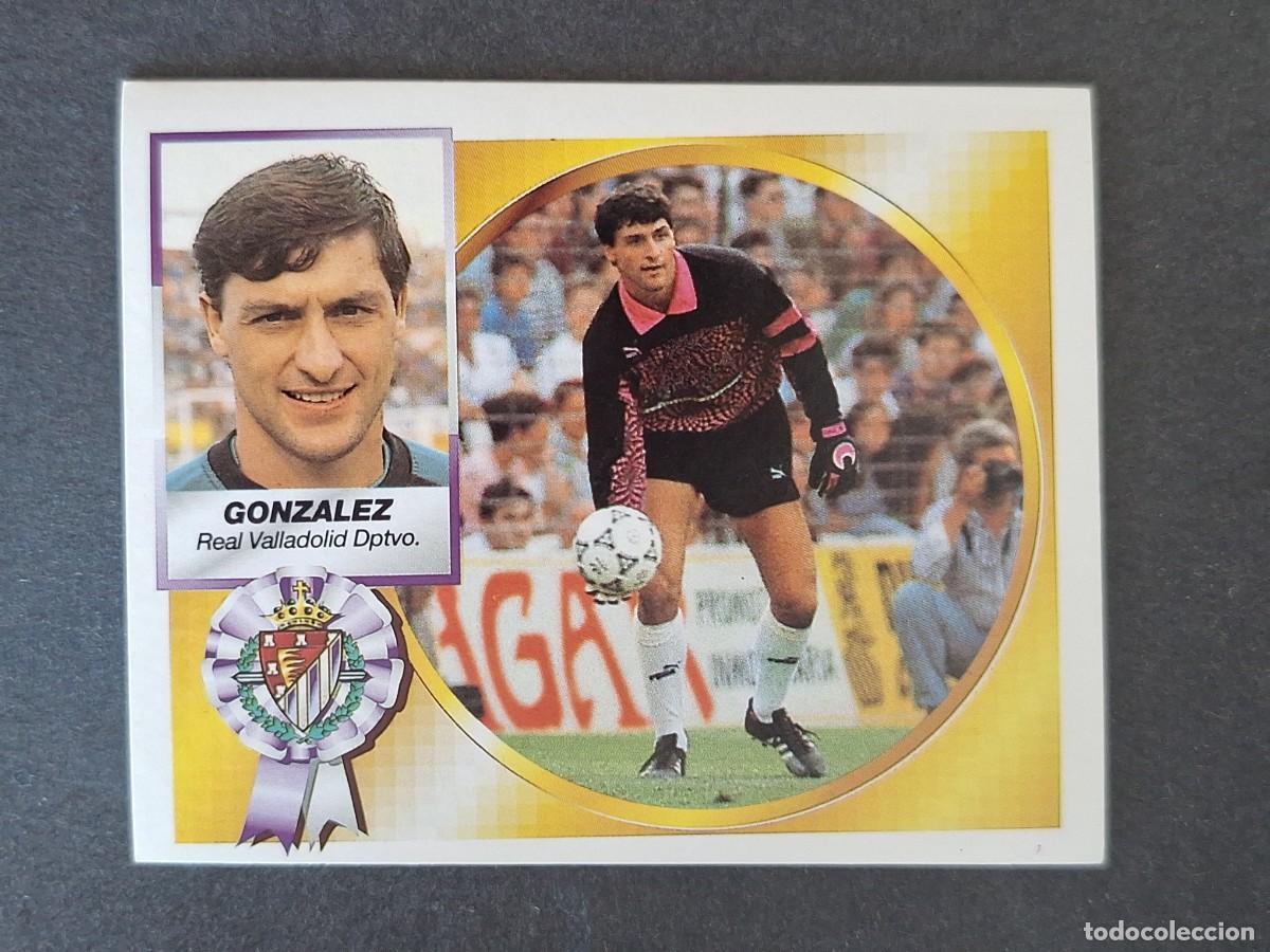 Cromos de f&uacute;tbol: L4 GONZALEZ REAL VALLADOLID LIGA ESTE 1994 1995 94 95 SIN PEGAR NUNCA PEGADO