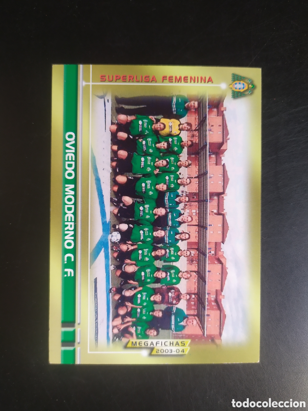 Cromos de f&uacute;tbol: Megafichas 2003 2004 03 04 panini Oviedo moderno n&ordm; 435 Superliga femenina megacracks