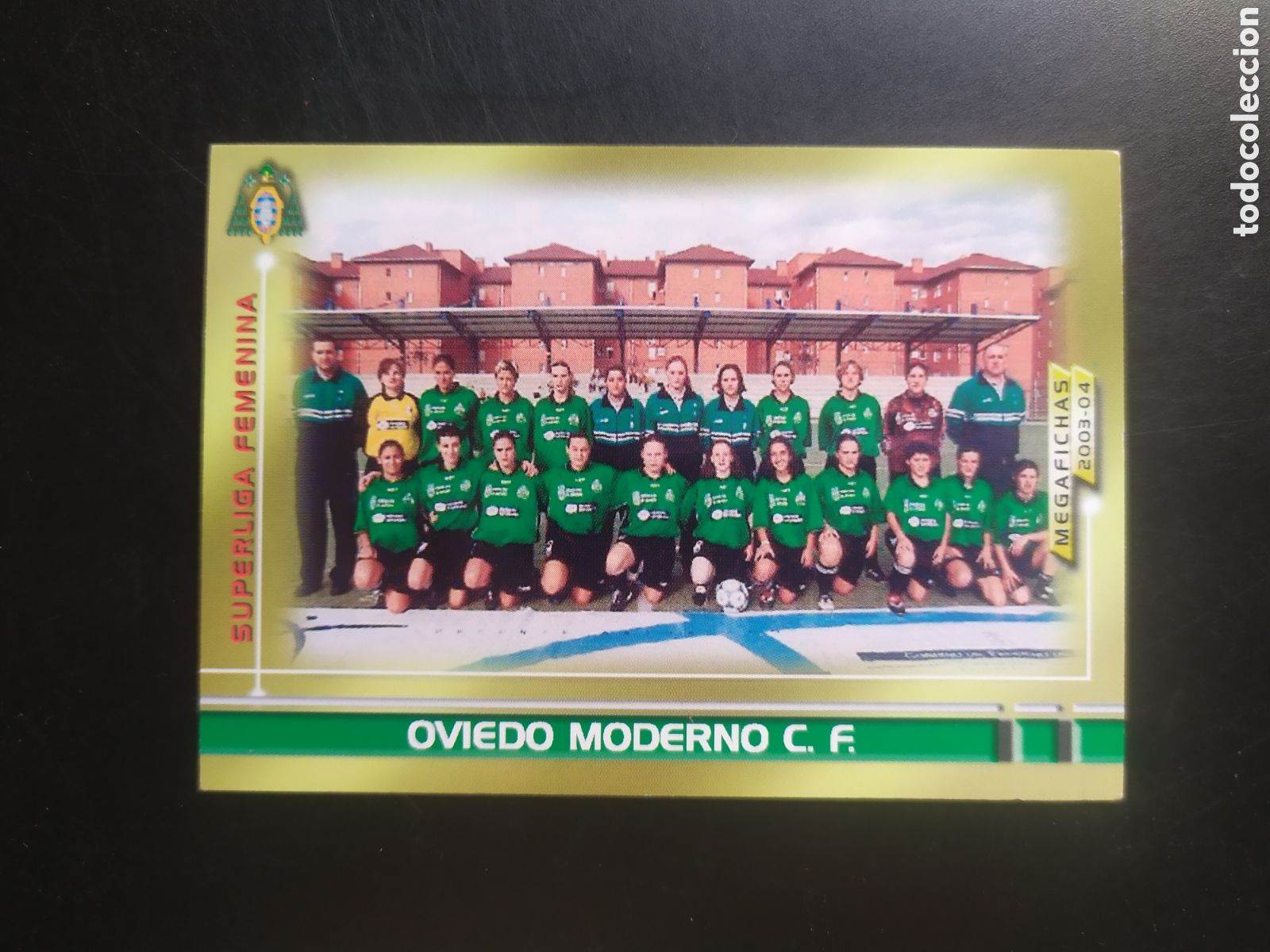Cromos de f&uacute;tbol: Megafichas 2003 2004 03 04 panini Oviedo moderno n&ordm; 435 Superliga femenina megacracks