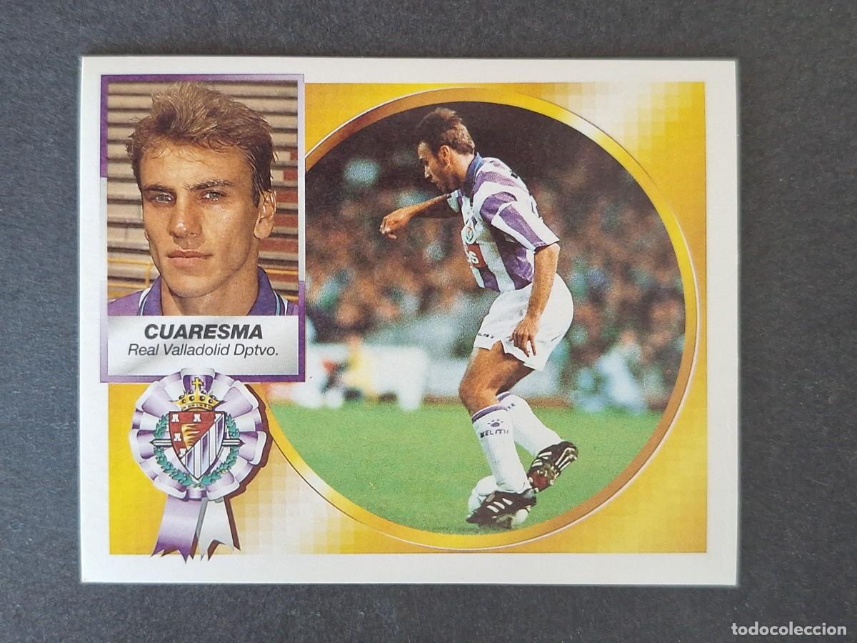 Cromos de f&uacute;tbol: L4 CUARESMA REAL VALLADOLID LIGA ESTE 1994 1995 94 95 SIN PEGAR NUNCA PEGADO