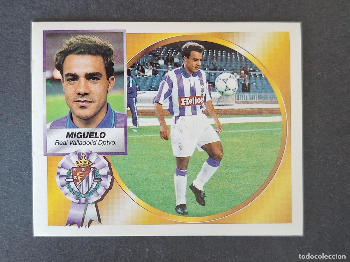 Cromos de f&uacute;tbol: L4 MIGUELO REAL VALLADOLID LIGA ESTE 1994 1995 94 95 SIN PEGAR NUNCA PEGADO