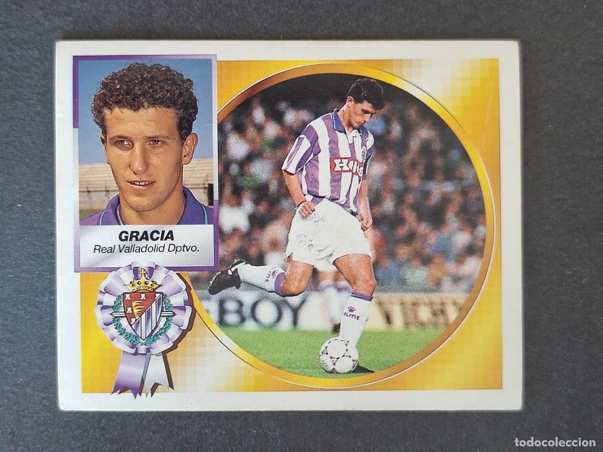 Cromos de f&uacute;tbol: L4 GRACIA REAL VALLADOLID LIGA ESTE 1994 1995 94 95 SIN PEGAR NUNCA PEGADO