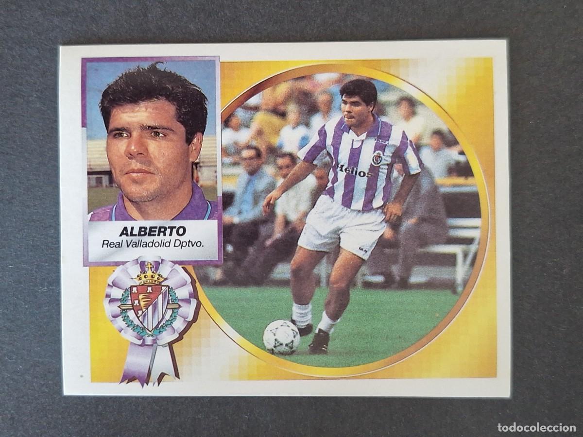 Cromos de f&uacute;tbol: L4 ALBERTO REAL VALLADOLID LIGA ESTE 1994 1995 94 95 SIN PEGAR NUNCA PEGADO