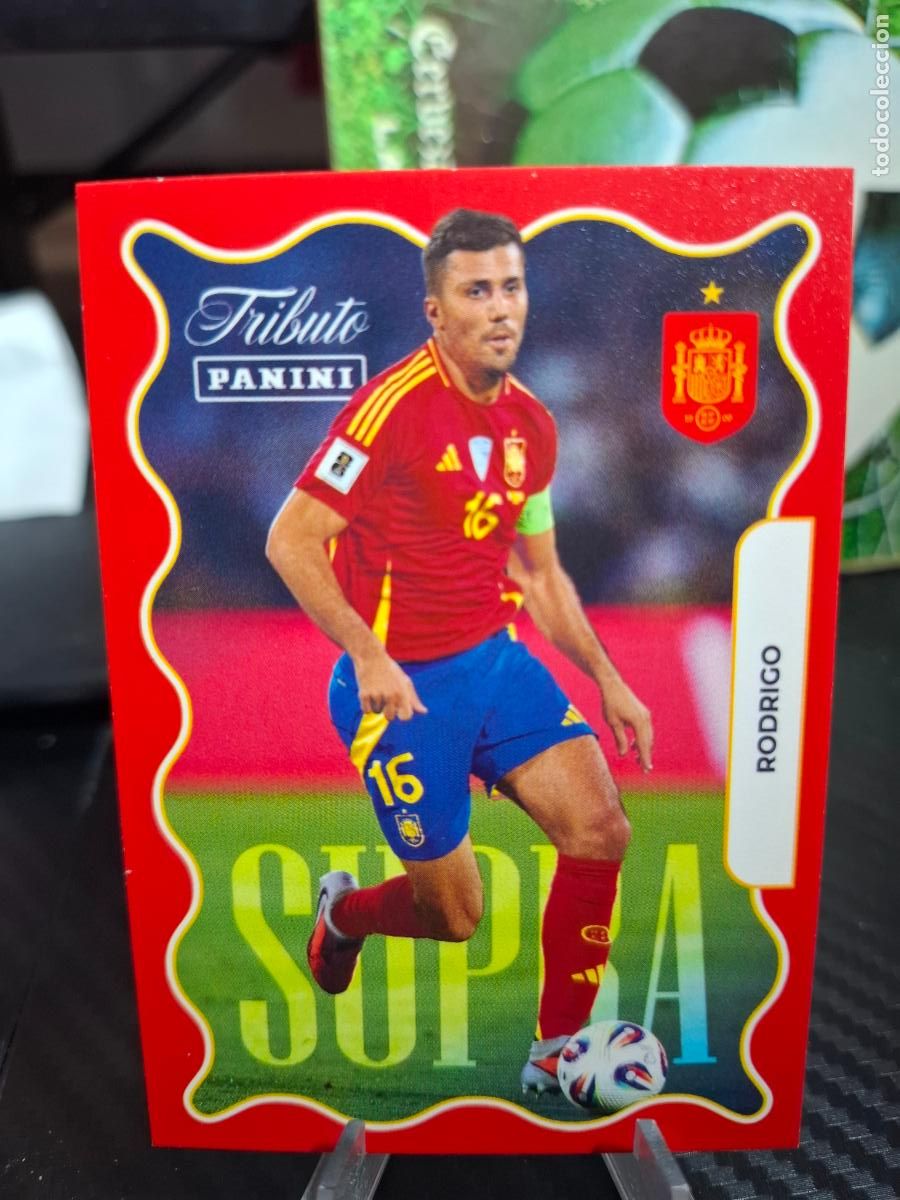 Cromos de f&uacute;tbol: 76 RODRIGO RODRI SUPRA - TRIBUTO SELECCION ESPA&Ntilde;OLA 2010 2026 PANINI MUNDIAL WORLD CUP ESPA&Ntilde;A