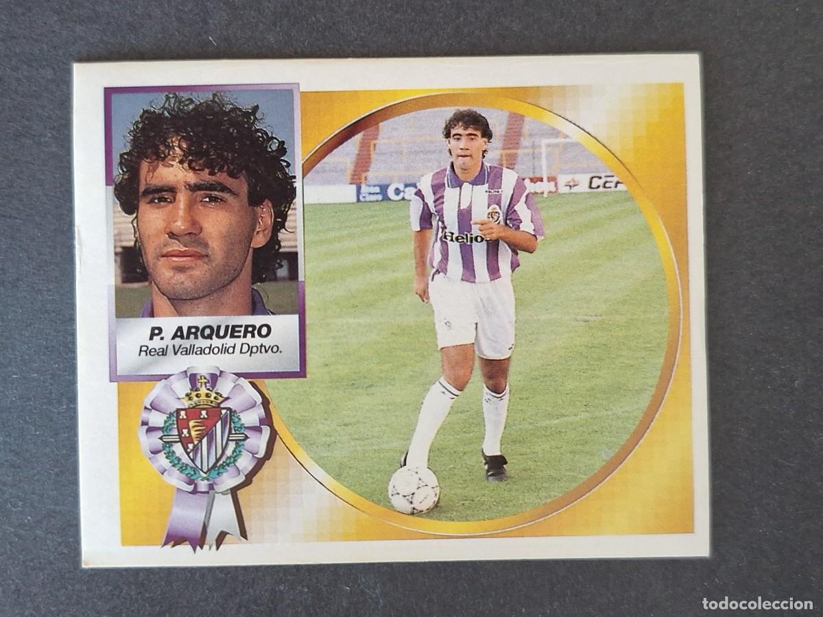 Cromos de f&uacute;tbol: L4 PEDRO ARQUERO REAL VALLADOLID LIGA ESTE 1994 1995 94 95 SIN PEGAR NUNCA PEGADO