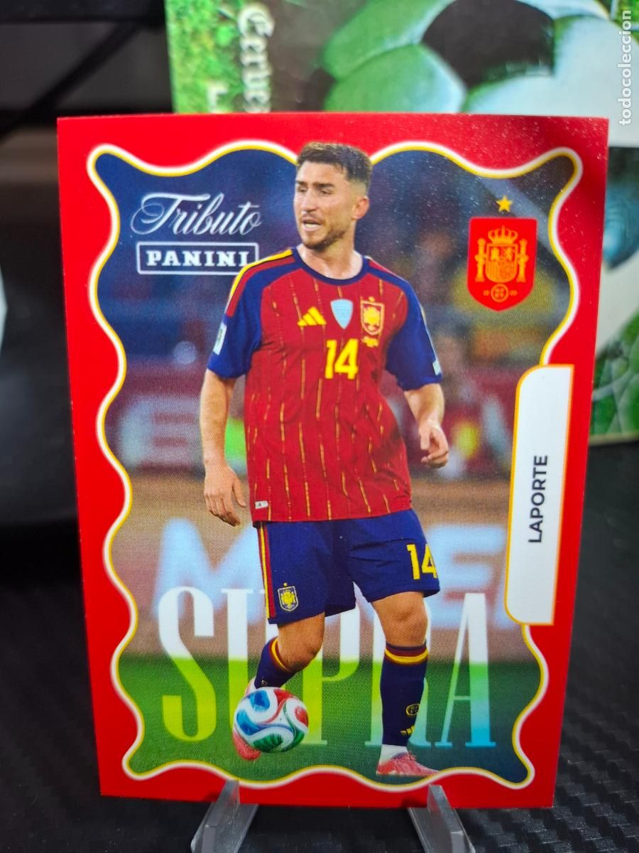 Cromos de f&uacute;tbol: 74 LAPORTE SUPRA - TRIBUTO SELECCION ESPA&Ntilde;OLA 2010 2026 PANINI MUNDIAL WORLD CUP ESPA&Ntilde;A