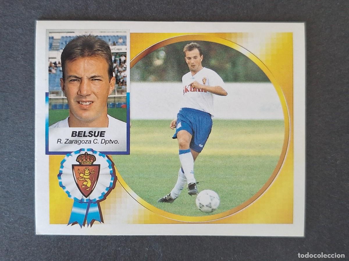 Cromos de f&uacute;tbol: L4 BELSUE REAL ZARAGOZA LIGA ESTE 1994 1995 94 95 SIN PEGAR NUNCA PEGADO