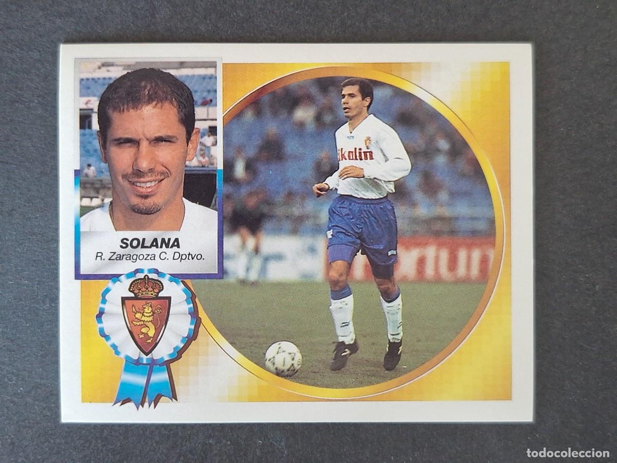 Cromos de f&uacute;tbol: L4 SOLANA REAL ZARAGOZA LIGA ESTE 1994 1995 94 95 SIN PEGAR NUNCA PEGADO