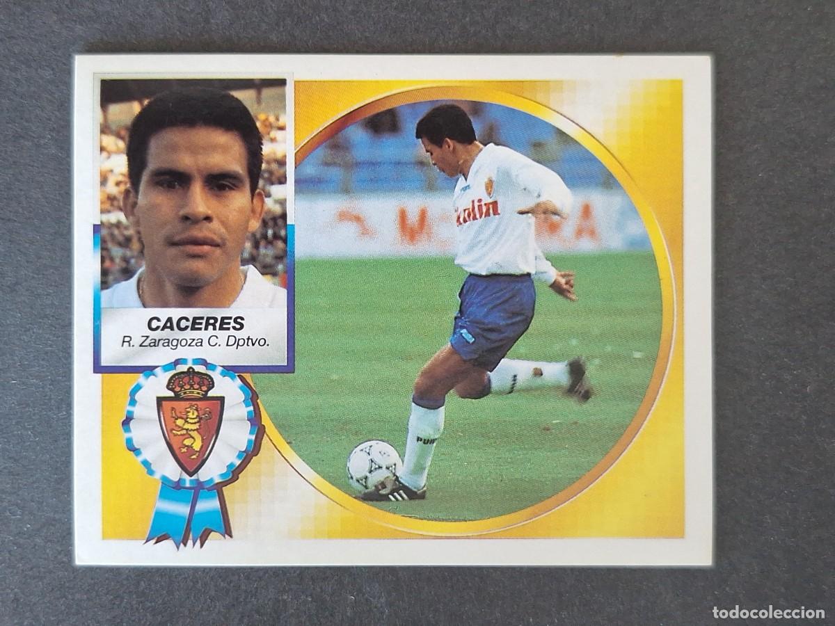 Cromos de f&uacute;tbol: L4 CACERES REAL ZARAGOZA LIGA ESTE 1994 1995 94 95 SIN PEGAR NUNCA PEGADO