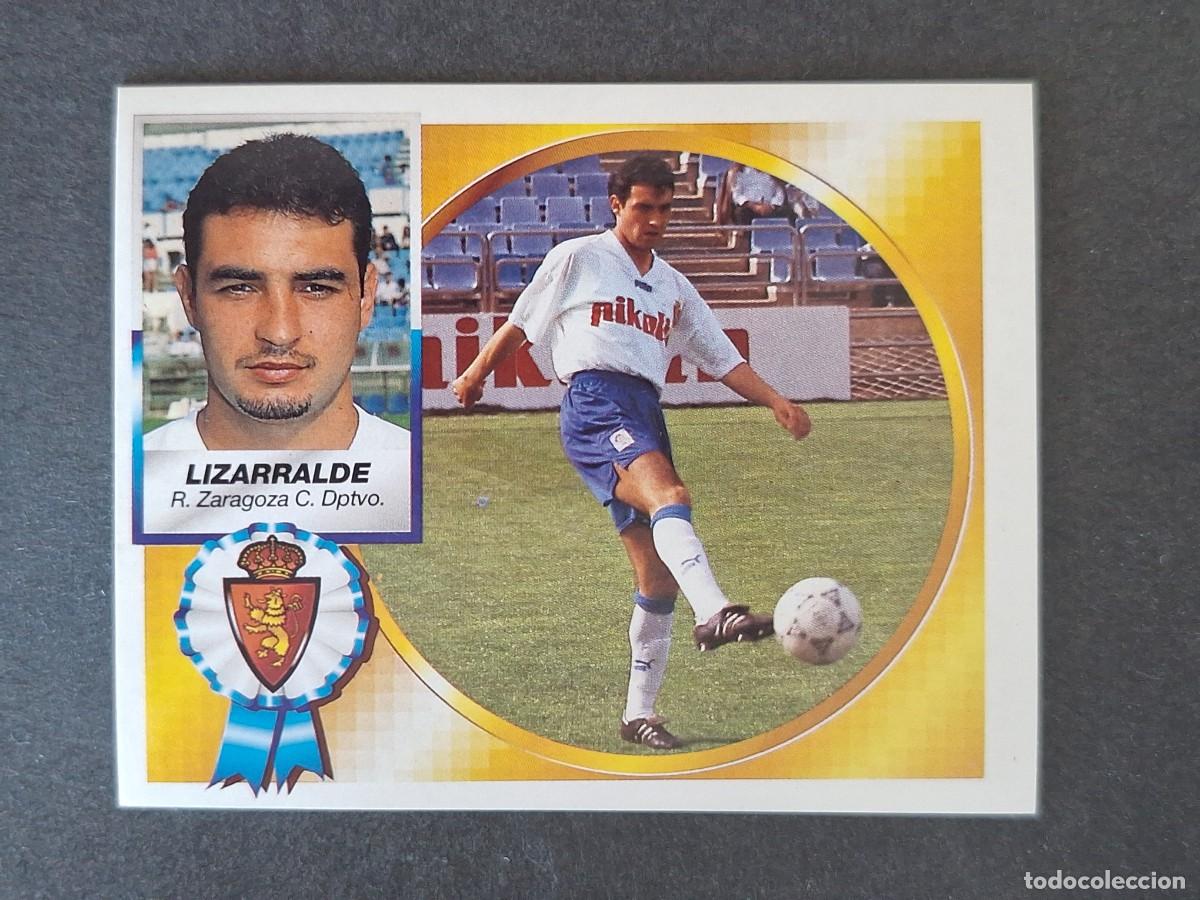 Cromos de f&uacute;tbol: L4 LIZARRALDE REAL ZARAGOZA LIGA ESTE 1994 1995 94 95 SIN PEGAR NUNCA PEGADO