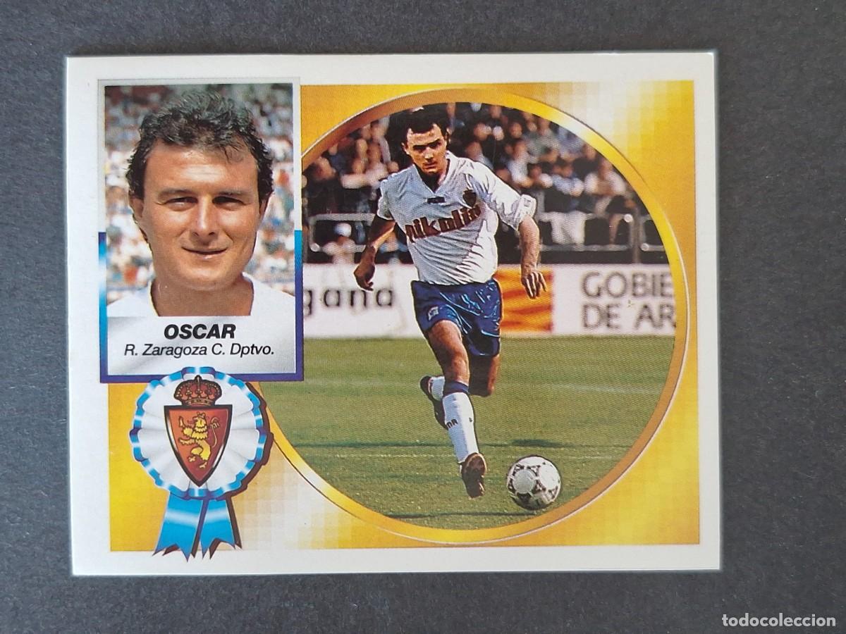 Cromos de f&uacute;tbol: L4 OSCAR REAL ZARAGOZA LIGA ESTE 1994 1995 94 95 SIN PEGAR NUNCA PEGADO