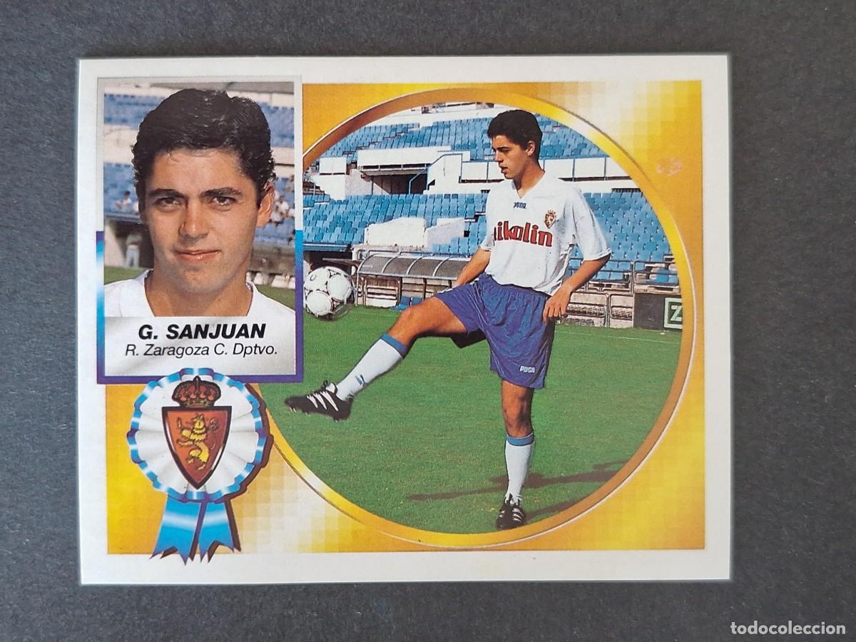Cromos de f&uacute;tbol: L4 GARCIA SANJUAN REAL ZARAGOZA LIGA ESTE 1994 1995 94 95 SIN PEGAR NUNCA PEGADO