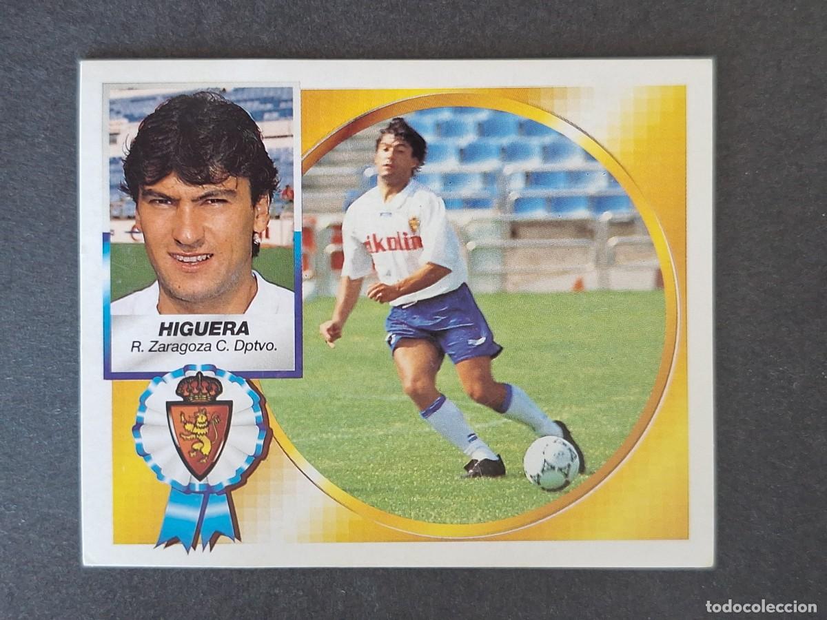 Cromos de f&uacute;tbol: L4 HIGUERA REAL ZARAGOZA LIGA ESTE 1994 1995 94 95 SIN PEGAR NUNCA PEGADO
