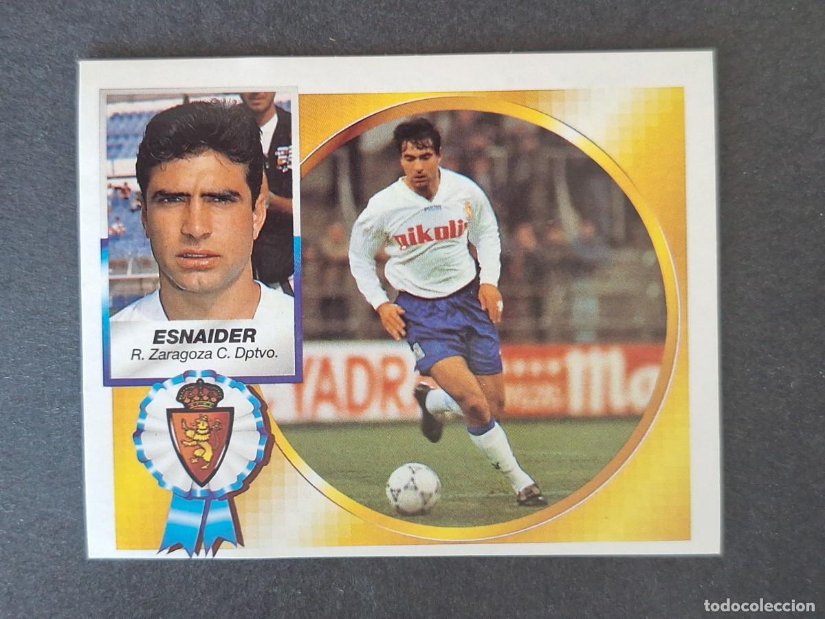 Cromos de f&uacute;tbol: L4 ESNAIDER REAL ZARAGOZA LIGA ESTE 1994 1995 94 95 SIN PEGAR NUNCA PEGADO