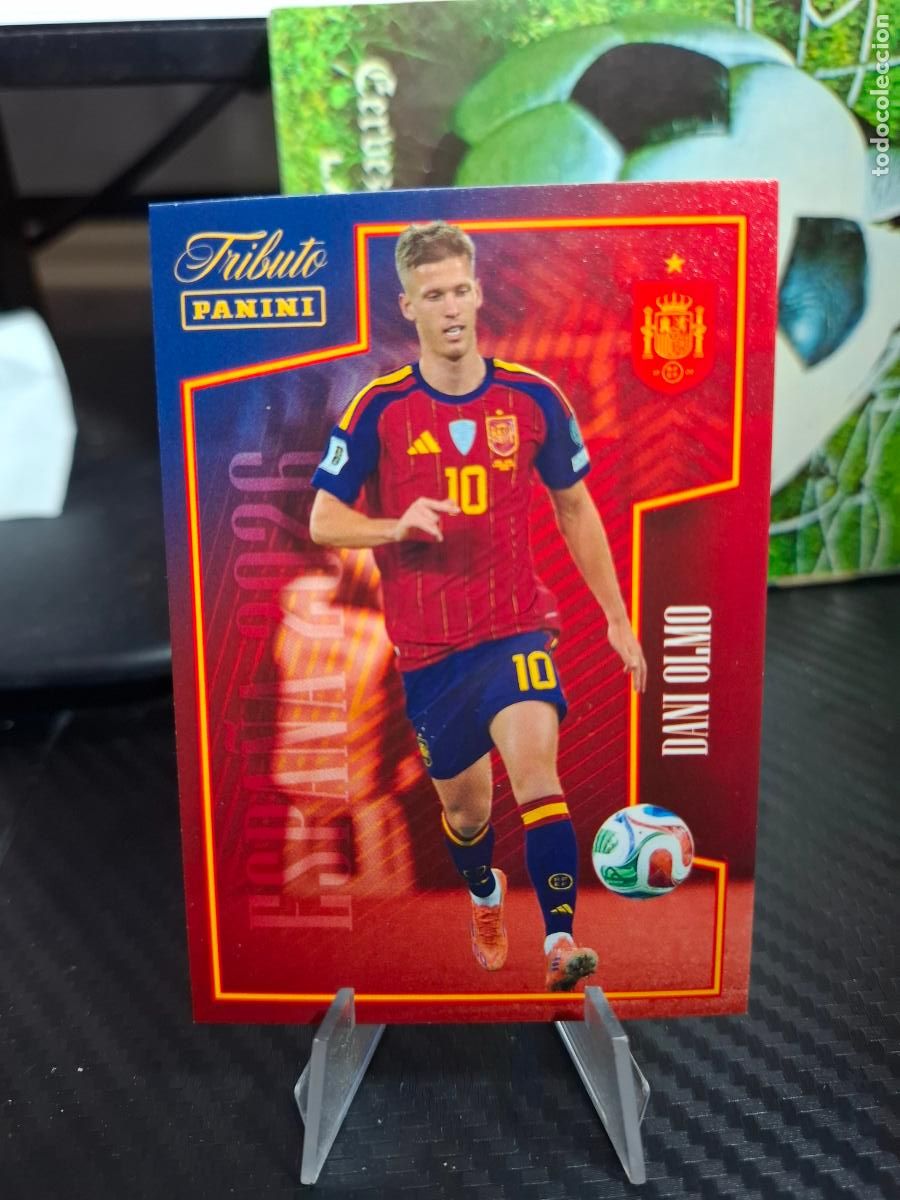 Cromos de f&uacute;tbol: 60 DANI OLMO - TRIBUTO SELECCION ESPA&Ntilde;OLA 2010 2026 PANINI MUNDIAL WORLD CUP ESPA&Ntilde;A