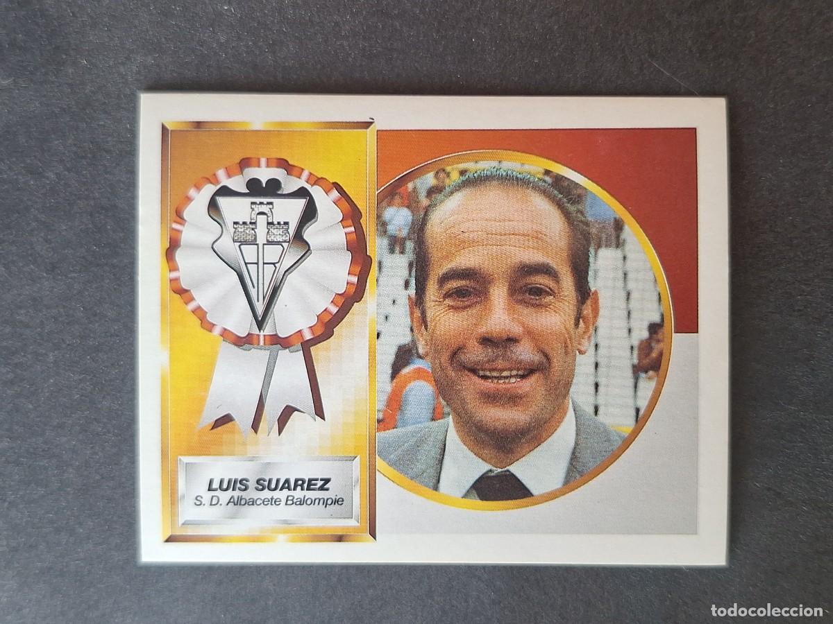 Cromos de f&uacute;tbol: L4 LUIS SUAREZ ENTRENADOR ALBACETE BALOMPIE LIGA ESTE 1994 1995 94 95 SIN PEGAR NUNCA PEGADO