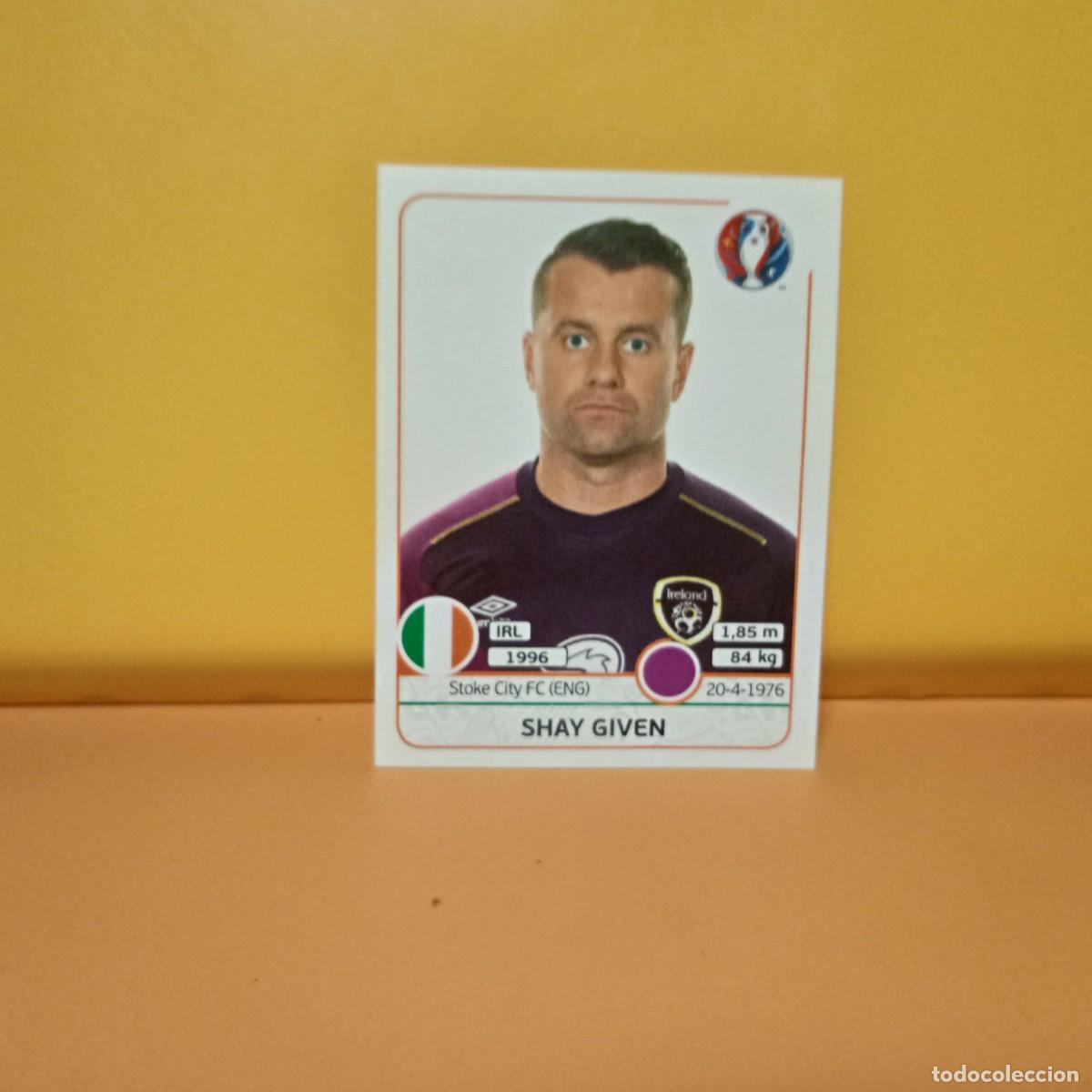 Cromos de f&uacute;tbol: PANINI EURO 2016 FRANCE; EUROCOPA FRANCIA: IRLANDA SHAY GIVEN 517