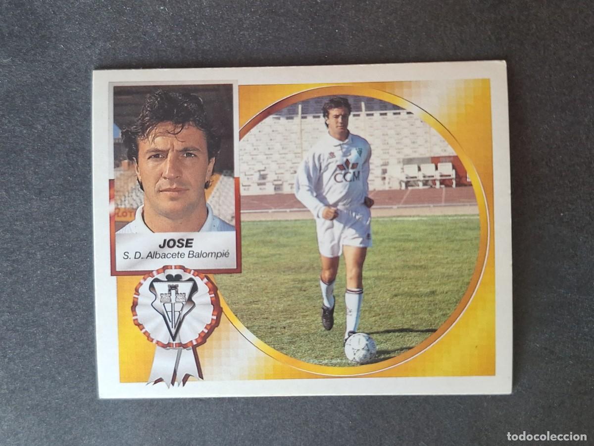 Cromos de f&uacute;tbol: L4 JOSE ALBACETE BALOMPIE LIGA ESTE 1994 1995 94 95 SIN PEGAR NUNCA PEGADO