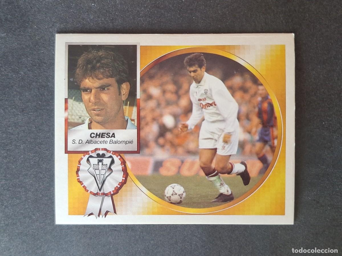 Cromos de f&uacute;tbol: L4 CHESA ALBACETE BALOMPIE LIGA ESTE 1994 1995 94 95 SIN PEGAR NUNCA PEGADO