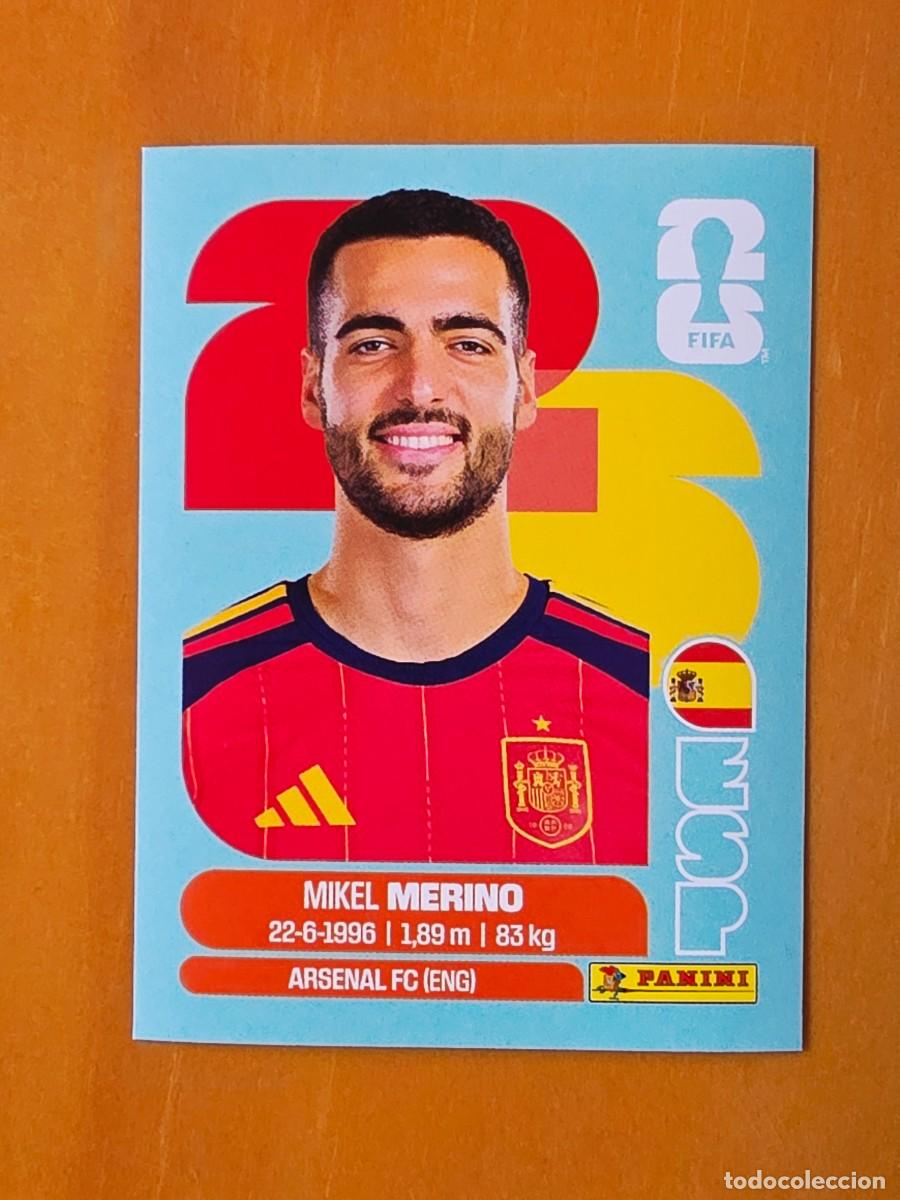 Cromos de f&uacute;tbol: ESP 14 Mikel Merino, Espa&ntilde;a, Panini FIFA World Cup Mundial 2026 Sticker