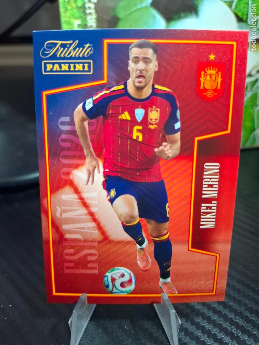 Cromos de f&uacute;tbol: 55 MIKEL MERINO- TRIBUTO SELECCION ESPA&Ntilde;OLA 2010 2026 PANINI MUNDIAL WORLD CUP ESPA&Ntilde;A