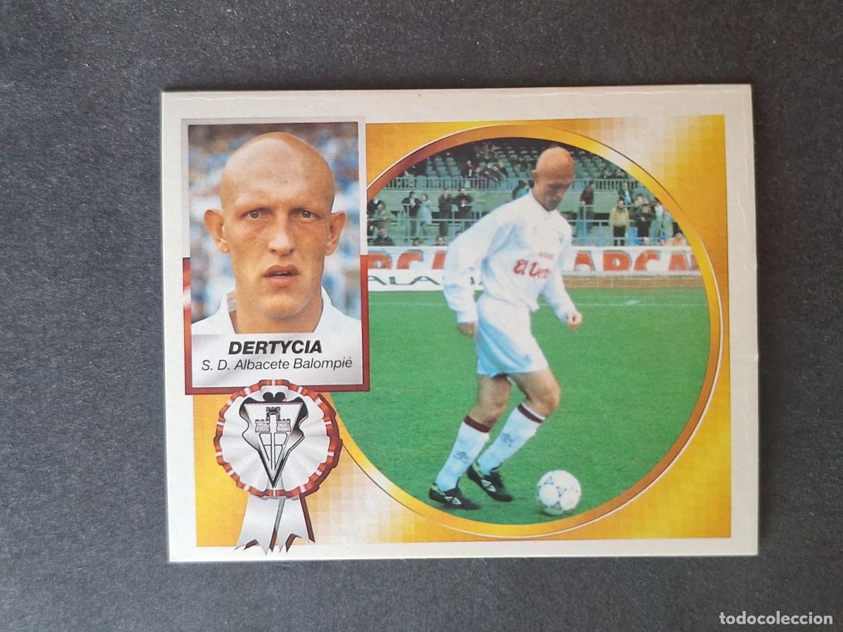 Cromos de f&uacute;tbol: L4 DERTYCIA VERSION ALBACETE BALOMPIE LIGA ESTE 1994 1995 94 95 SIN PEGAR NUNCA PEGADO