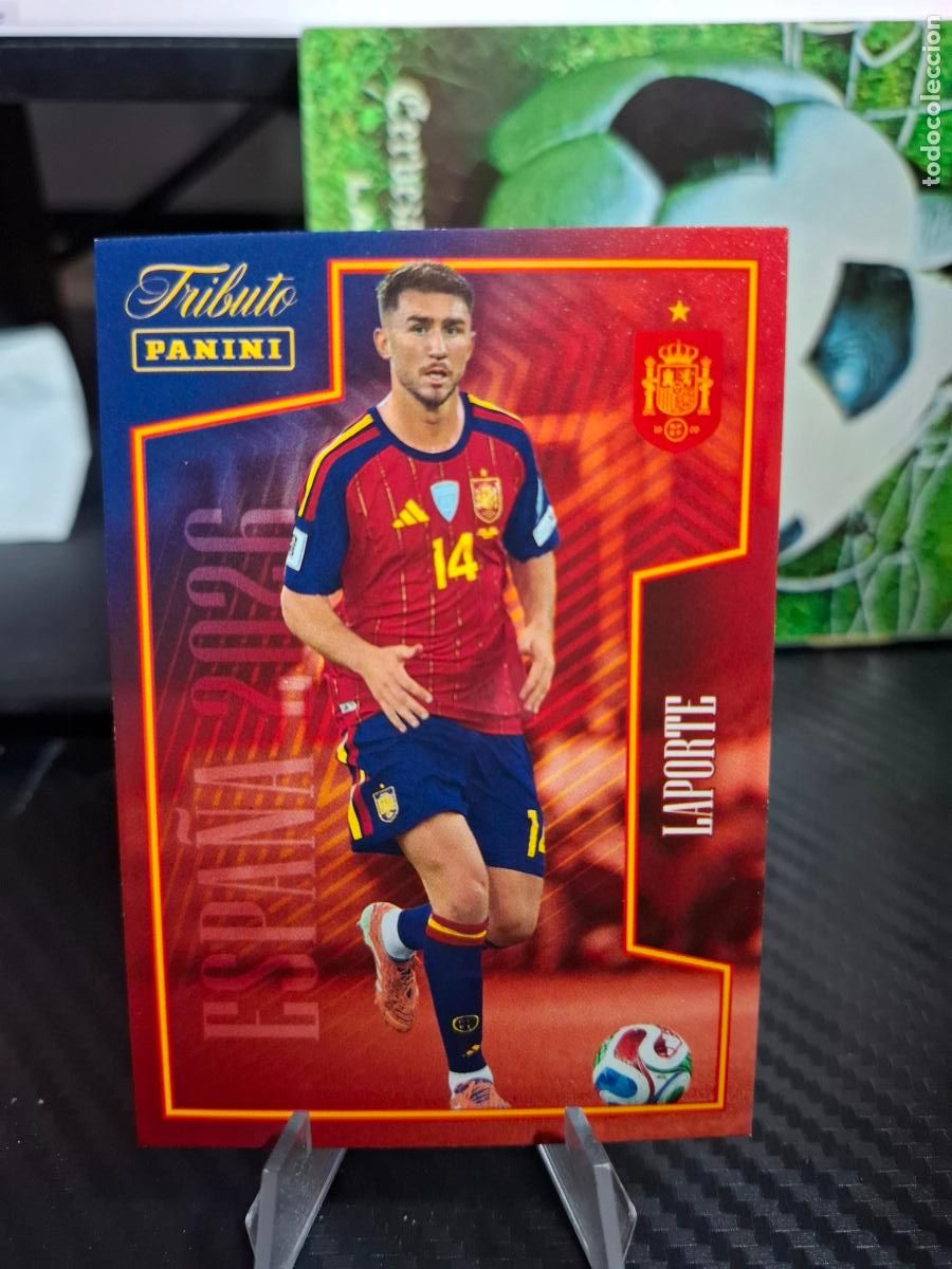 Cromos de f&uacute;tbol: 47 LAPORTE - TRIBUTO SELECCION ESPA&Ntilde;OLA 2010 2026 PANINI MUNDIAL WORLD CUP ESPA&Ntilde;A