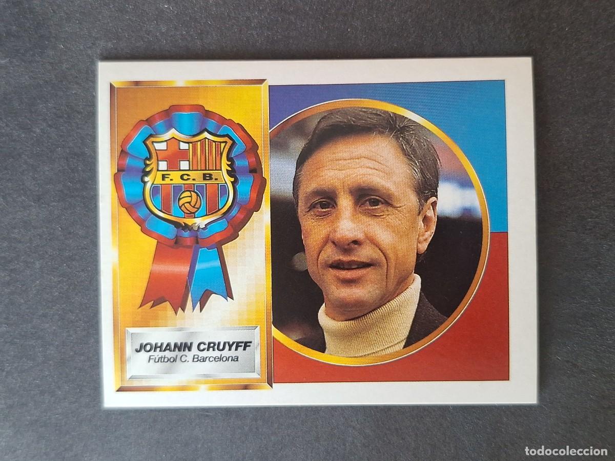 Cromos de f&uacute;tbol: L4 JOHANN CRUYFF ENTRENADOR F. C. BARCELONA LIGA ESTE 1994 1995 94 95 SIN PEGAR NUNCA PEGADO