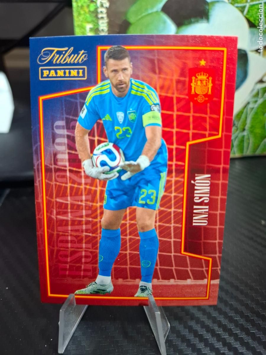 Cromos de f&uacute;tbol: 37 UNAI SIMON - TRIBUTO SELECCION ESPA&Ntilde;OLA 2010 2026 PANINI MUNDIAL WORLD CUP ESPA&Ntilde;A