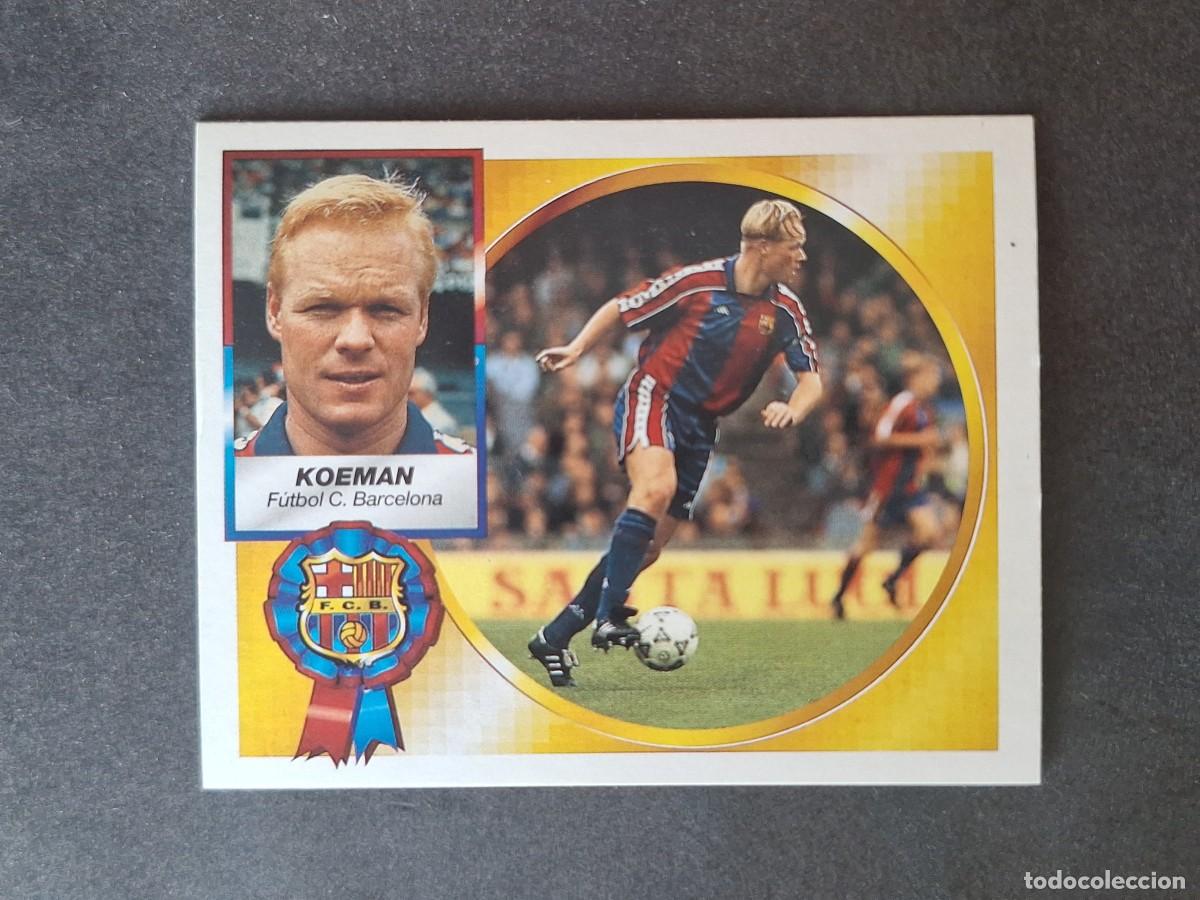 Cromos de f&uacute;tbol: L4 KOEMAN F. C. BARCELONA LIGA ESTE 1994 1995 94 95 SIN PEGAR NUNCA PEGADO