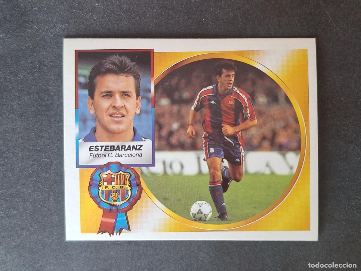 Cromos de f&uacute;tbol: L4 ESTEBARANZ F. C. BARCELONA LIGA ESTE 1994 1995 94 95 SIN PEGAR NUNCA PEGADO
