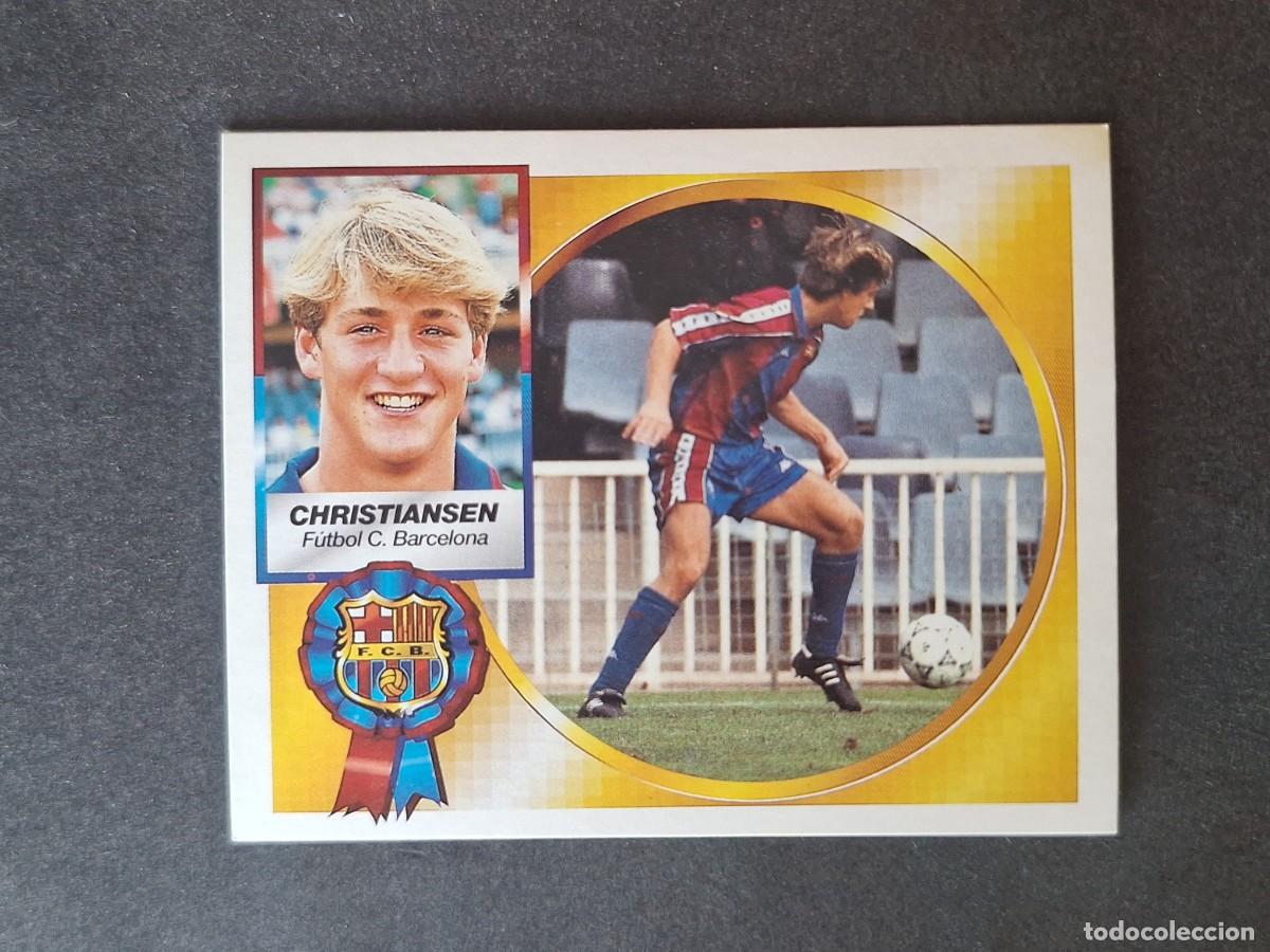 Cromos de f&uacute;tbol: L4 CHRISTIANSEN F. C. BARCELONA LIGA ESTE 1994 1995 94 95 SIN PEGAR NUNCA PEGADO