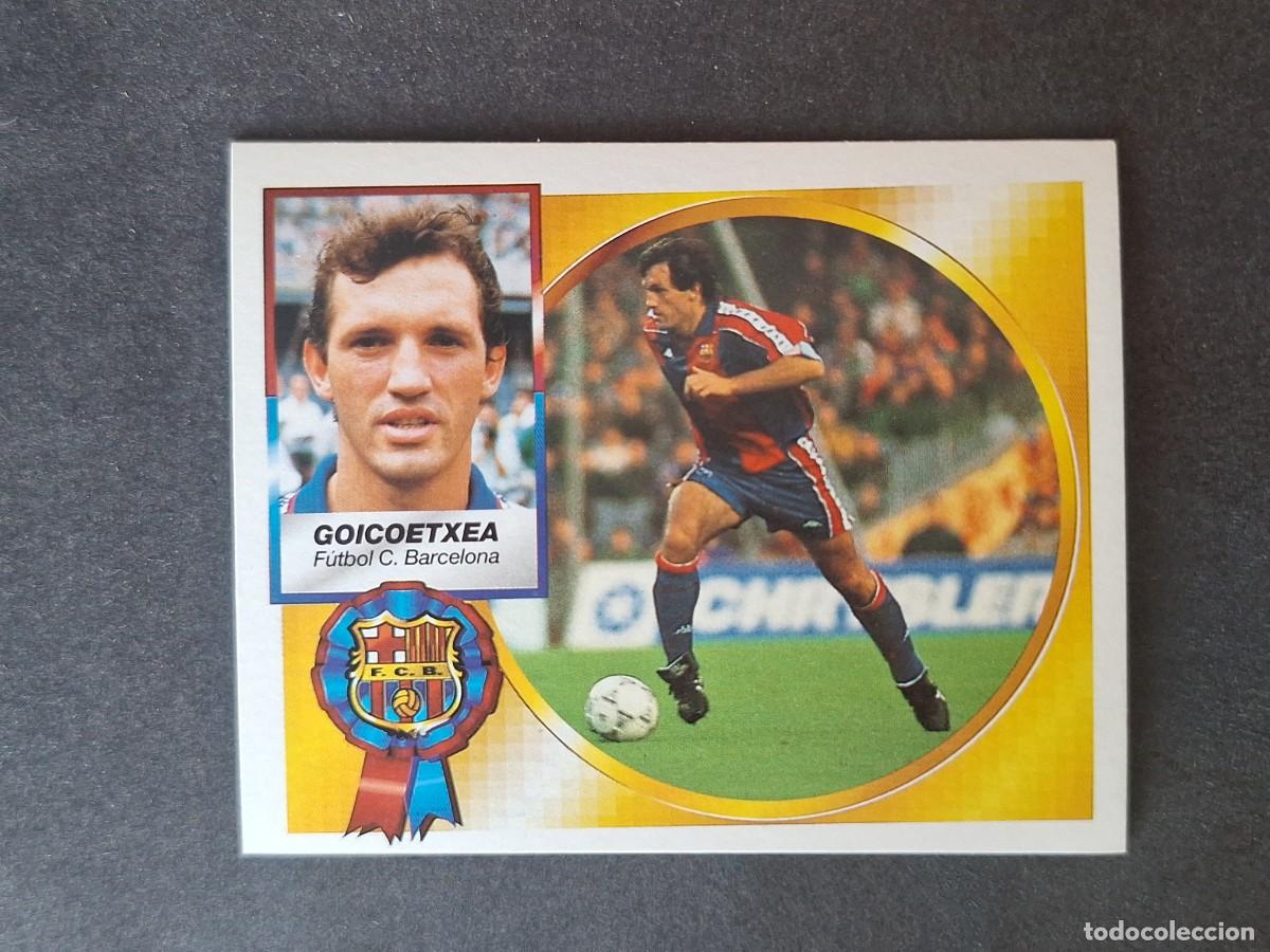Cromos de f&uacute;tbol: L4 GOICOETXEA F. C. BARCELONA LIGA ESTE 1994 1995 94 95 SIN PEGAR NUNCA PEGADO