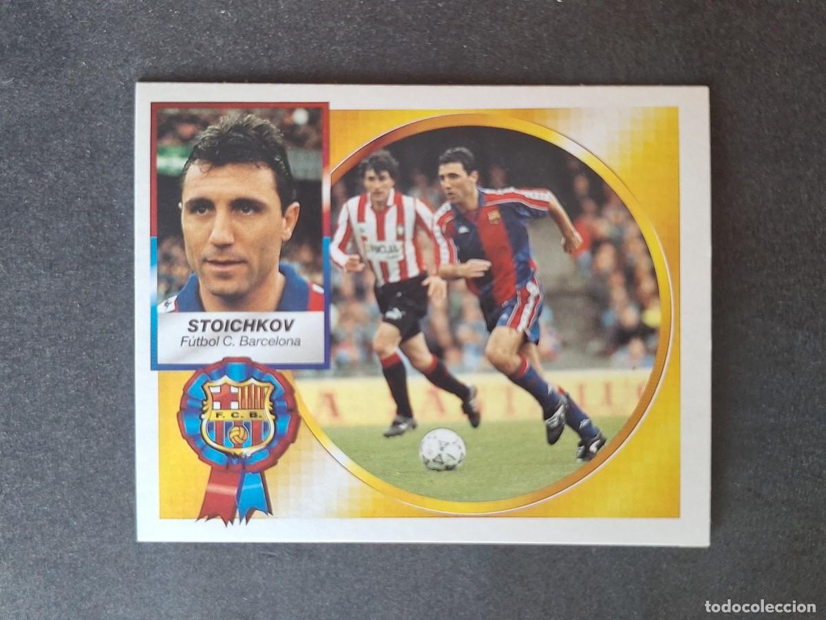 Cromos de f&uacute;tbol: L4 STOICHKOV F. C. BARCELONA LIGA ESTE 1994 1995 94 95 SIN PEGAR NUNCA PEGADO