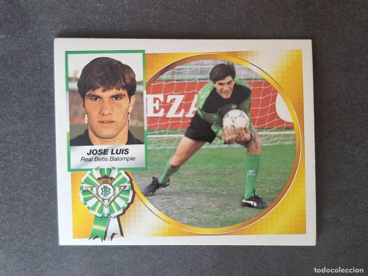 Cromos de f&uacute;tbol: L4 JOSE LUIS REAL BETIS BALOMPIE LIGA ESTE 1994 1995 94 95 SIN PEGAR NUNCA PEGADO