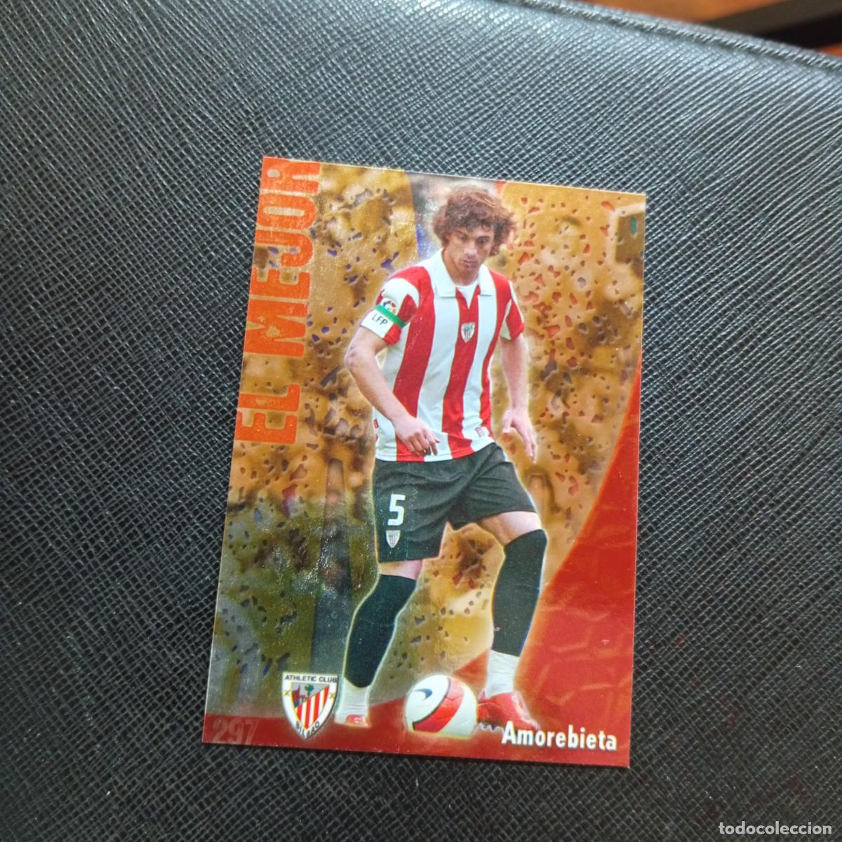Cromos de f&uacute;tbol: 297 AMOREBIETA BILBAO MUNDICROMO QUIZ GAME 2008 2009 FUTBOL 08 09 - A211 PG38 PUNTAS RECTAS