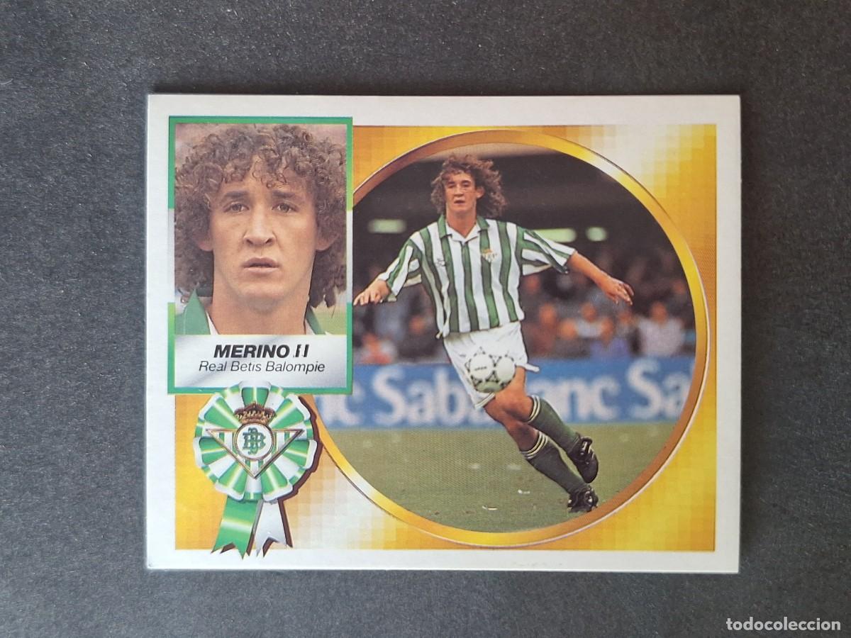 Cromos de f&uacute;tbol: L4 MERINO II REAL BETIS BALOMPIE LIGA ESTE 1994 1995 94 95 SIN PEGAR NUNCA PEGADO