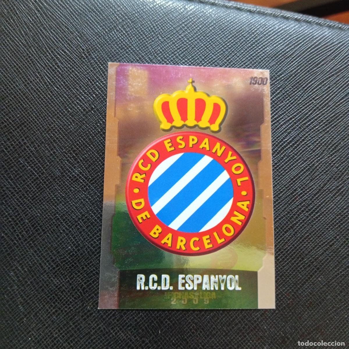 Cromos de f&uacute;tbol: 298 ESCUDO ESPA&Ntilde;OL MUNDICROMO QUIZ GAME 2008 2009 FUTBOL 08 09 - A211 PG38 PUNTAS RECTAS
