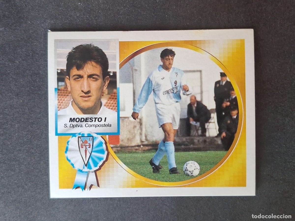 Cromos de f&uacute;tbol: L4 MODESTO I S. D. COMPOSTELA LIGA ESTE 1994 1995 94 95 SIN PEGAR NUNCA PEGADO
