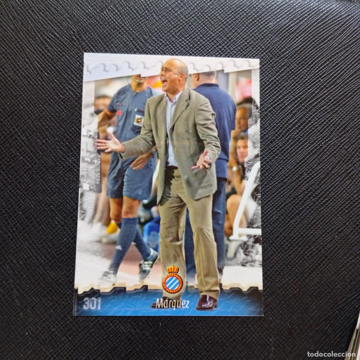 Cromos de f&uacute;tbol: 301 MARQUEZ ESPA&Ntilde;OL MUNDICROMO QUIZ GAME 2008 2009 FUTBOL 08 09 - A211 PG38