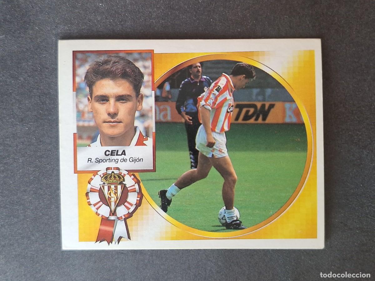 Cromos de f&uacute;tbol: L4 CELA SPORTING DE GIJON LIGA ESTE 1994 1995 94 95 SIN PEGAR NUNCA PEGADO