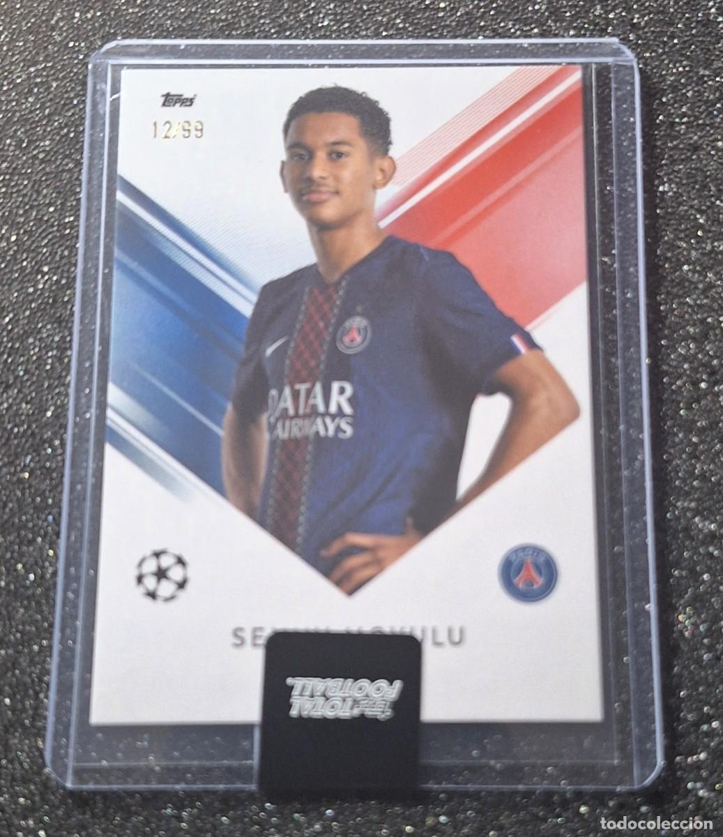 Cromos de f&uacute;tbol: Senny Mayulu Paris Saint-Germain PSG Topps Total Football 12/99