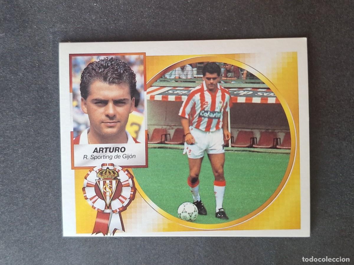 Cromos de f&uacute;tbol: L4 ARTURO SPORTING DE GIJON LIGA ESTE 1994 1995 94 95 SIN PEGAR NUNCA PEGADO