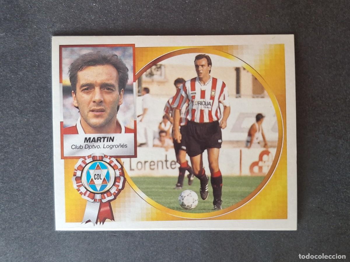 Cromos de f&uacute;tbol: L4 MARTIN C. D. LOGRO&Ntilde;ES LIGA ESTE 1994 1995 94 95 SIN PEGAR NUNCA PEGADO